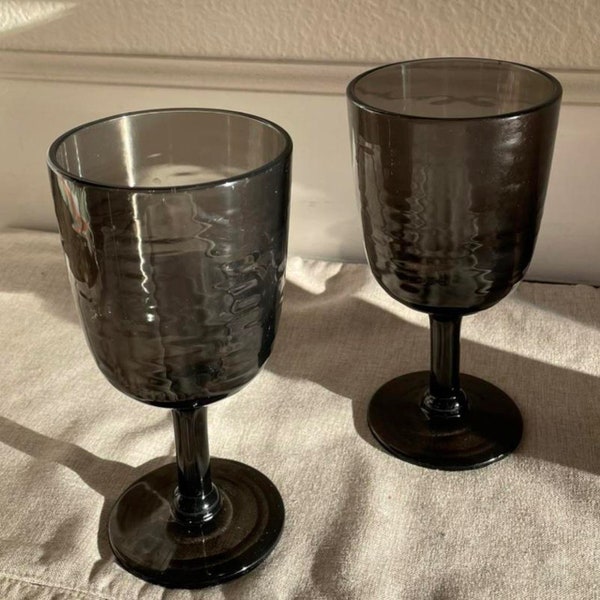 Vintage Wine Glasses Etsy