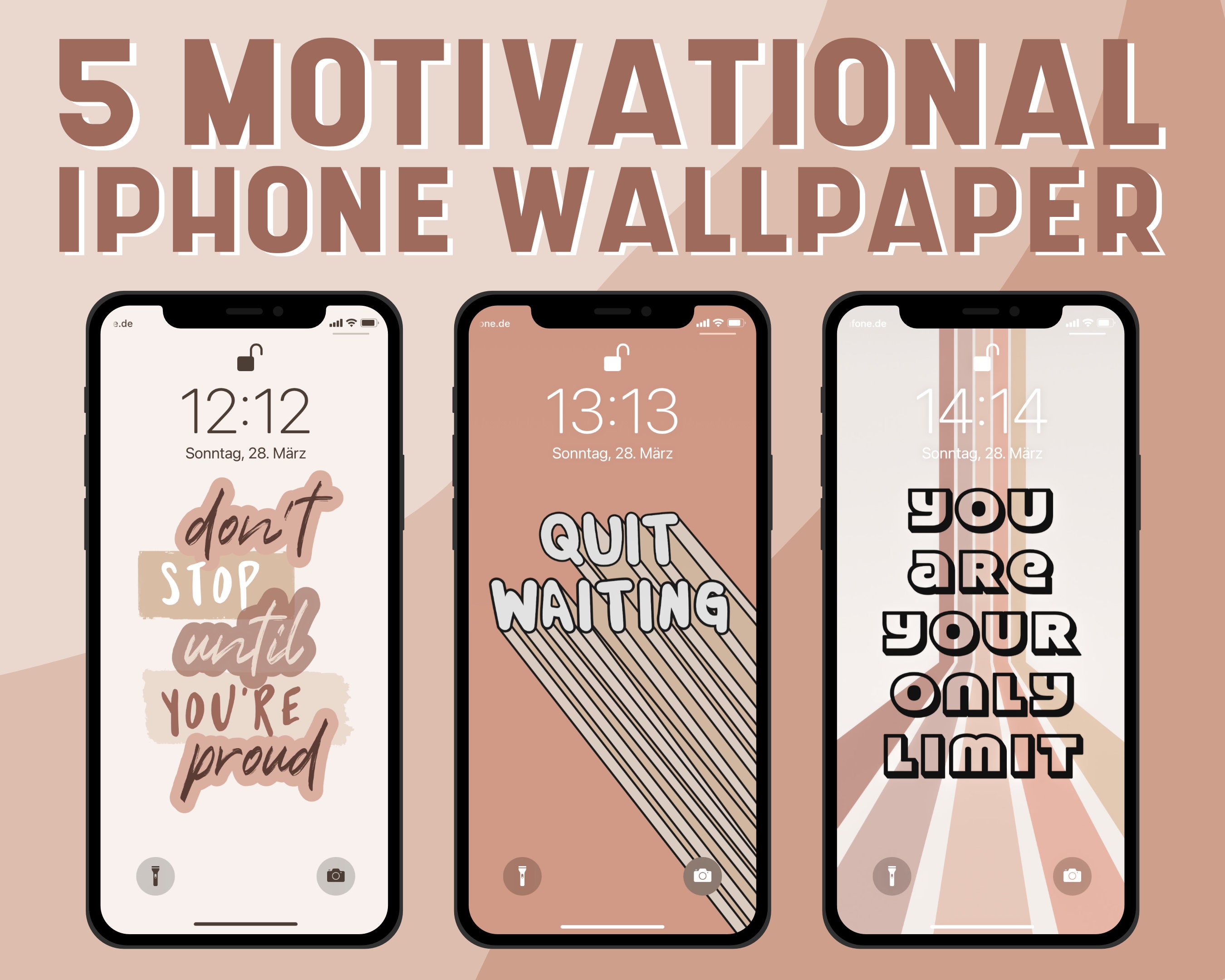 Free custom motivational phone wallpaper templates