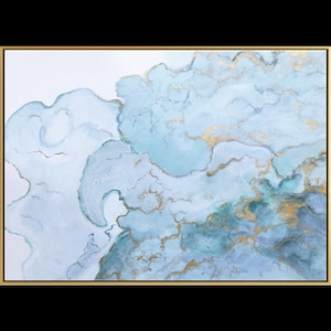 Clouds over the sea