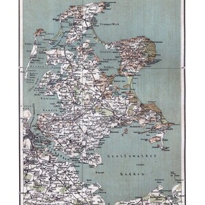 Landkarte Rügen (1907) , Maßstab 1 : 1 000 000