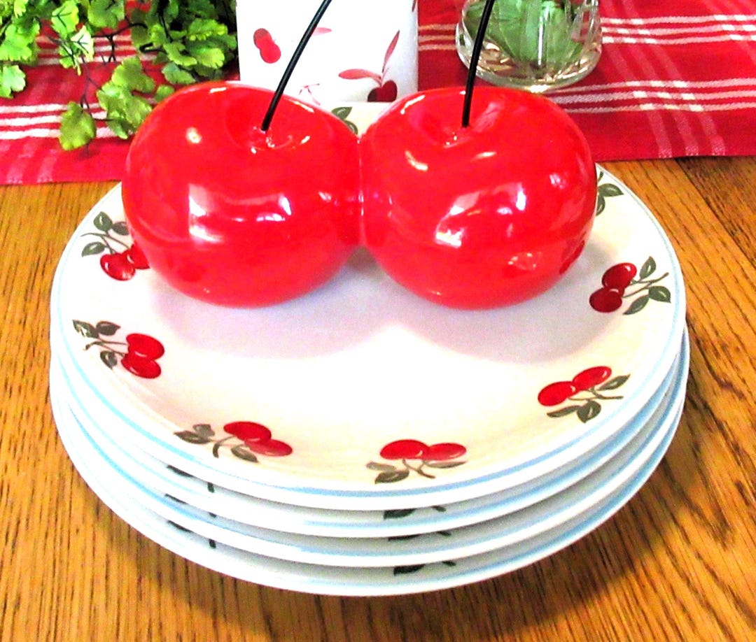 アンティコチェリーAntico cherries 21センチサラダ皿　4枚 ジノリ アンティコチェリー 26.5プレート - メルカリ 食器