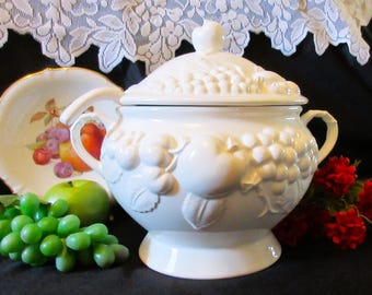 Vintage Ivy Canister Set - 1980s Kitchen Storage - Calloway