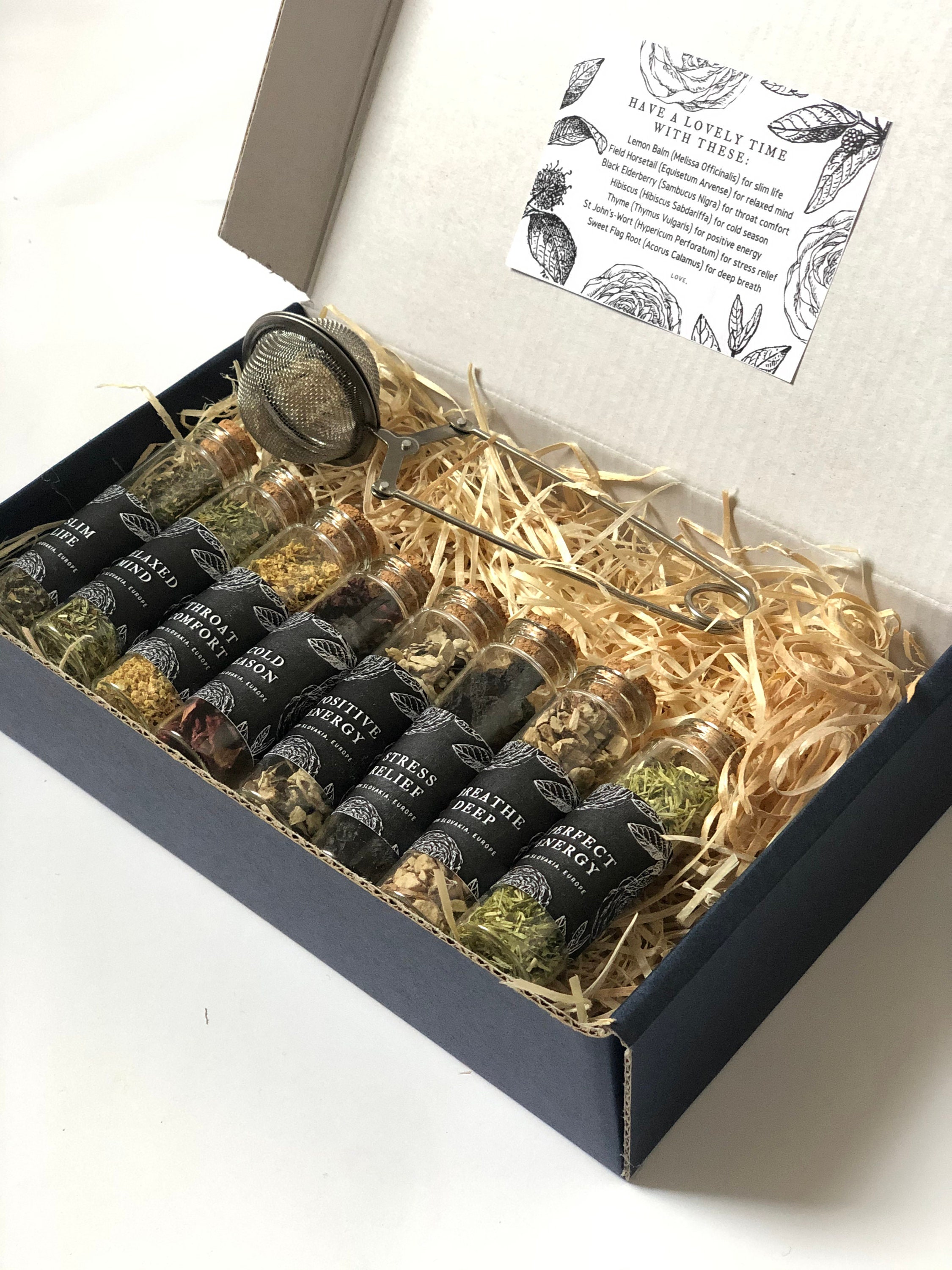 Tea Gift Set/Tea Gift Box/Birthday Gift Etsy