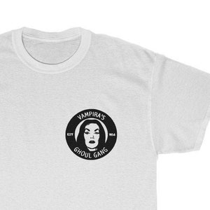 Vampira&#39;s Ghoul Gang Tshirt Goth Tee Gothic Shirt Goth Girl Grunge Clothing Aesthetic Clothing Edgy Alternative Tumblr Clothing eGirl Shirt