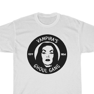 Vampira&#39;s Ghoul Gang Tshirt Goth Tee Gothic Shirt Goth Girl Grunge Clothing Aesthetic Clothing Edgy Alternative Tumblr Clothing eGirl Shirt