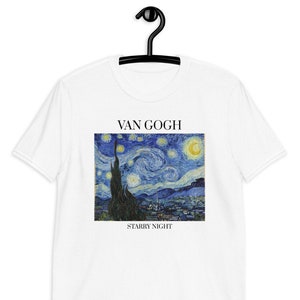 Van Gogh Shirt Starry Night Shirt Art Gift Vincent Van Gogh Art Shirt Aesthetic Clothing Aesthetic Shirt Art Hoe Aesthetic Indie Clothing
