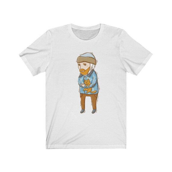 Van Gogh Shirt Drawing Indie Clothing 