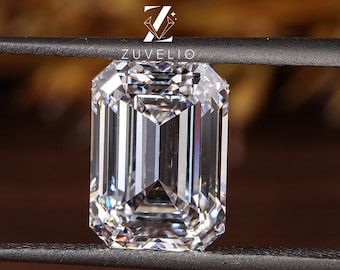 4.02 Ct Emerald Cut Lab Grown Diamond Loose Stone, IGI Certified for Custom Ring