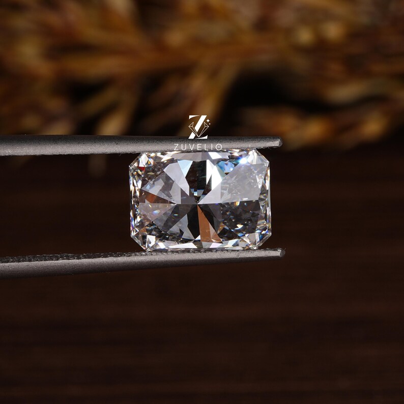 3.17 Ct Radiant Cut Lab Grown Diamond, F/VS1 Loose Lab Made Diamond for Custom Engagement Ring Wedding Pendant, Anniversary Gift for women,