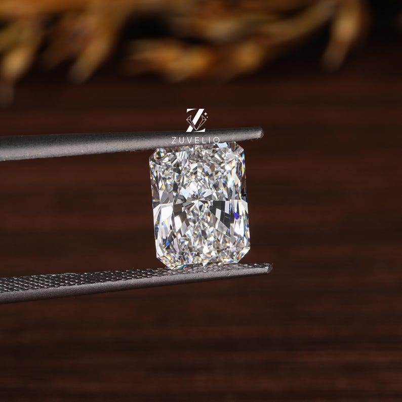 3.17 Ct Radiant Cut Lab Grown Diamond, F/VS1 Loose Lab Made Diamond for Custom Engagement Ring Wedding Pendant, Anniversary Gift for women,