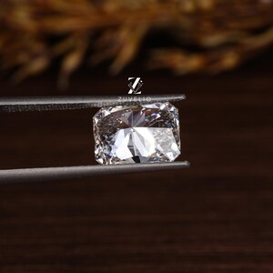 3.17 Ct Radiant Cut Lab Grown Diamond, F/VS1 Loose Lab Made Diamond for Custom Engagement Ring Wedding Pendant, Anniversary Gift for women,