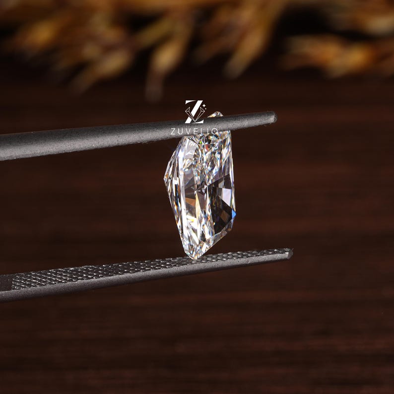 3.17 Ct Radiant Cut Lab Grown Diamond, F/VS1 Loose Lab Made Diamond for Custom Engagement Ring Wedding Pendant, Anniversary Gift for women,