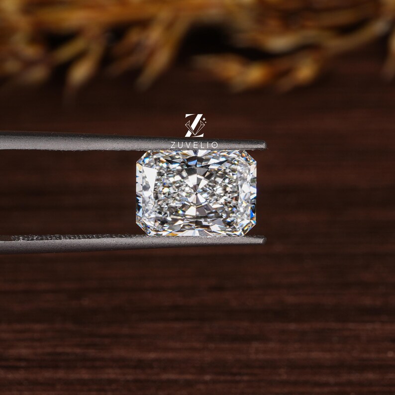 3.17 Ct Radiant Cut Lab Grown Diamond, F/VS1 Loose Lab Made Diamond for Custom Engagement Ring Wedding Pendant, Anniversary Gift for women,