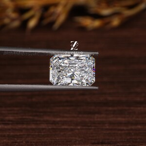 3.17 Ct Radiant Cut Lab Grown Diamond, F/VS1 Loose Lab Made Diamond for Custom Engagement Ring Wedding Pendant, Anniversary Gift for women,