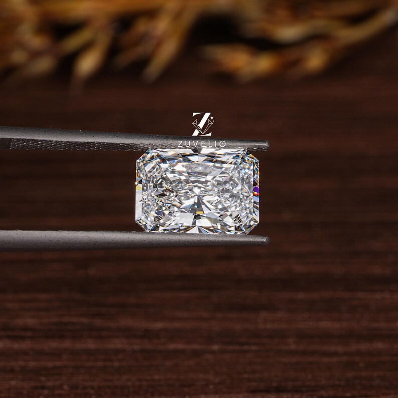 3.17 Ct Radiant Cut Lab Grown Diamond, F/VS1 Loose Lab Made Diamond for Custom Engagement Ring Wedding Pendant, Anniversary Gift for women,