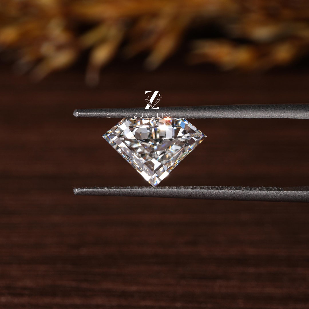 Triangle Lab Diamond 1.73 Ct Triangle Shield Cut Lab Diamond Loose Stone – VVS2 Certified ...