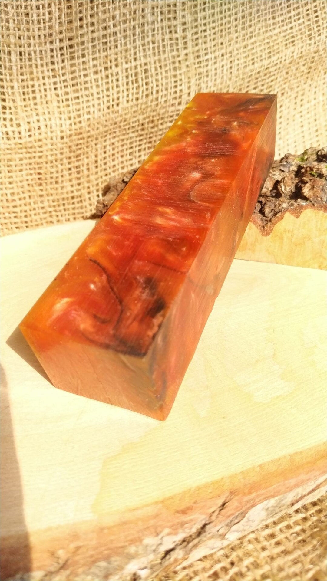 Resin Knife Handle Epoxy Knife Handle Pen Blank Knife Etsy