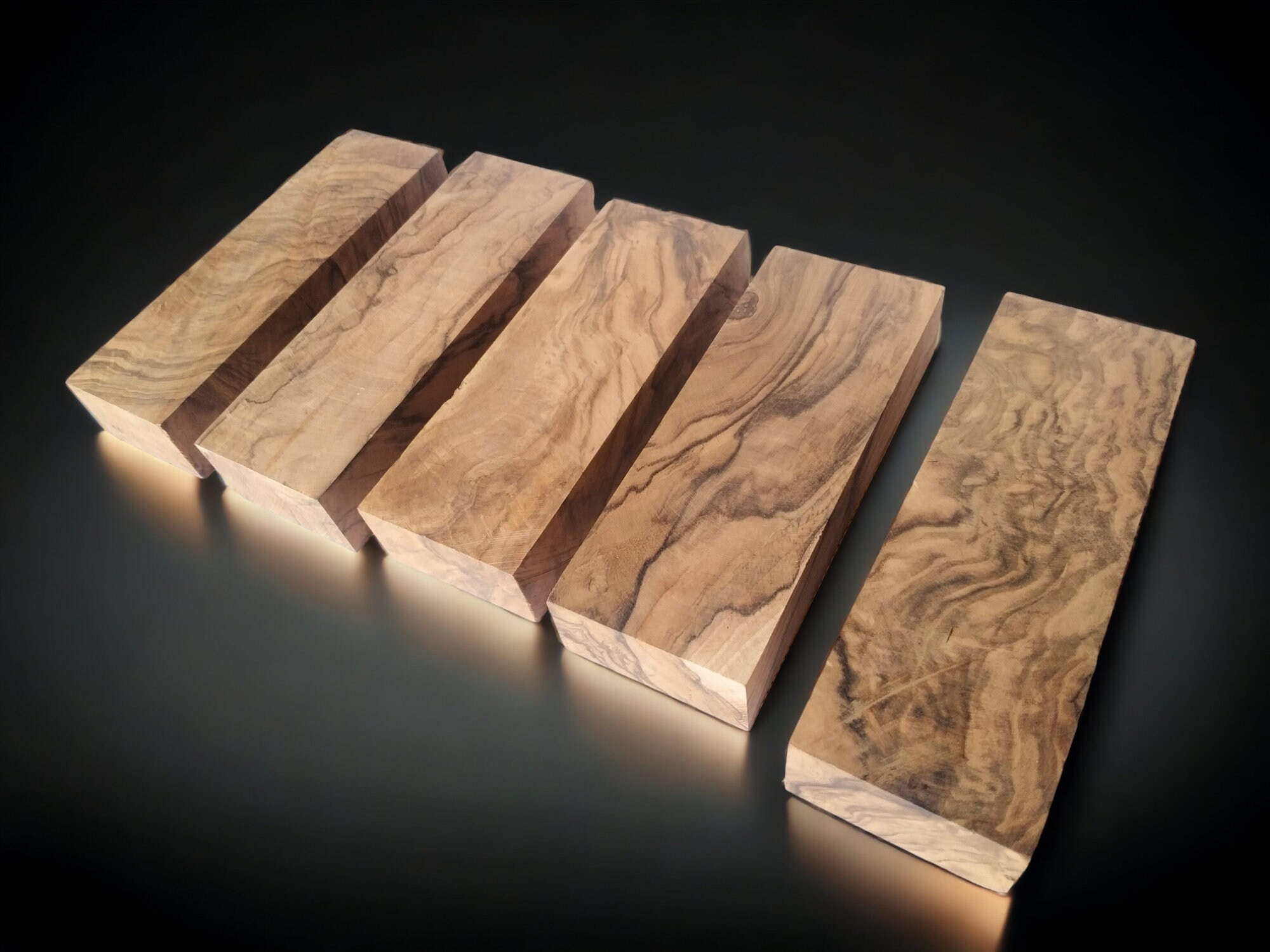 Walnut Blanks Walnut Knife Handle Turkish Walnut Natural Etsy