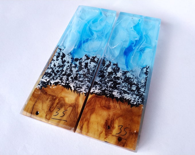 Hybrid Knife Handle Scales Resin Scales Knife Scales Knife Handle Material Model Frozen