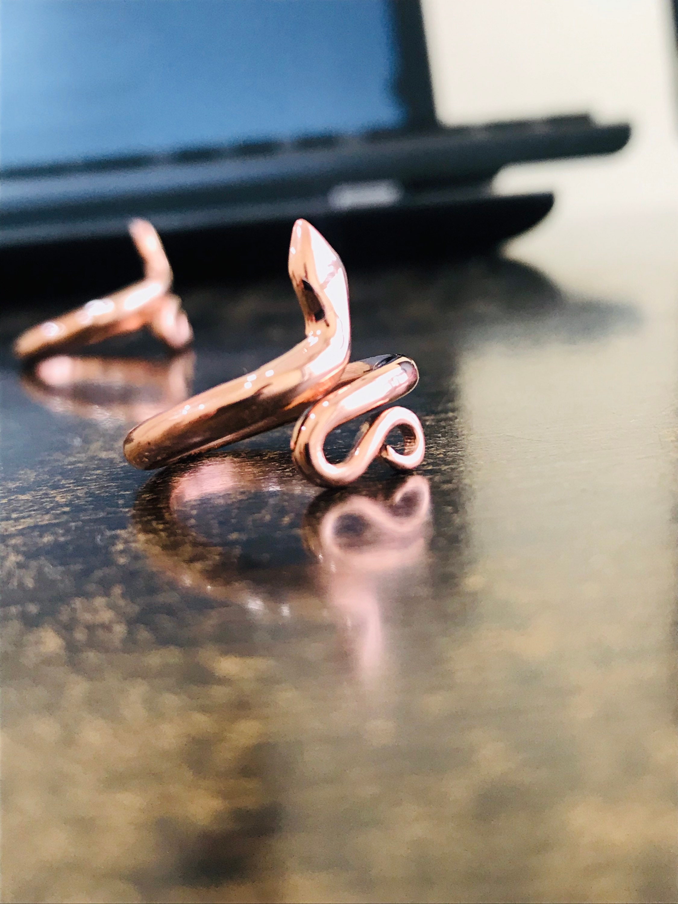 Copper Snake Ring Provides the Fundamental Support, Copper Snake Ring,sarpa  Sutra, Copper Consecrated Snake Ring, Copper Snake Ring Benefits - Etsy