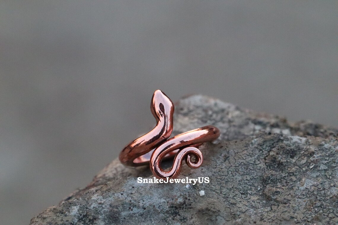 Sadhguru Ring Consecrated Isha Copper Snake Ring Sadguru Etsy