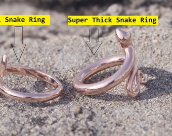 Ring Benefits Copper Ring Sadhguru Sadguru Super Thick Snake Ring