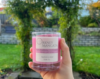 Crystal candle, crystals, spell candle, handmade candle, beeswax candle, Orkney, gift for her, scented candle, sweet candle, pink candle,