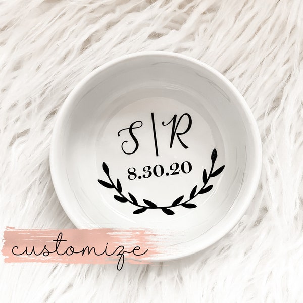 personalized ring dish | engagement ring dish | engagement gift | gift for bride | bride gift | ring dish | personalized | engagement ring