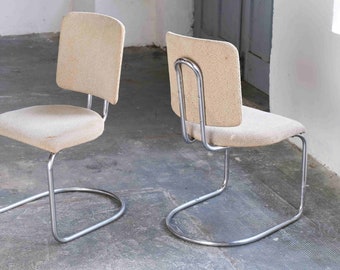 Bauhaus Freischwinger von Breuhaus de Groot, Thonet ST17 Lizenz, 1 von 4