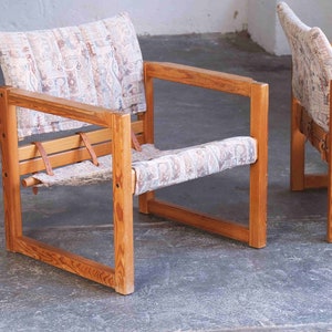Two Safari mid-century chairs by Karin Mobring for Ikea in Danish design