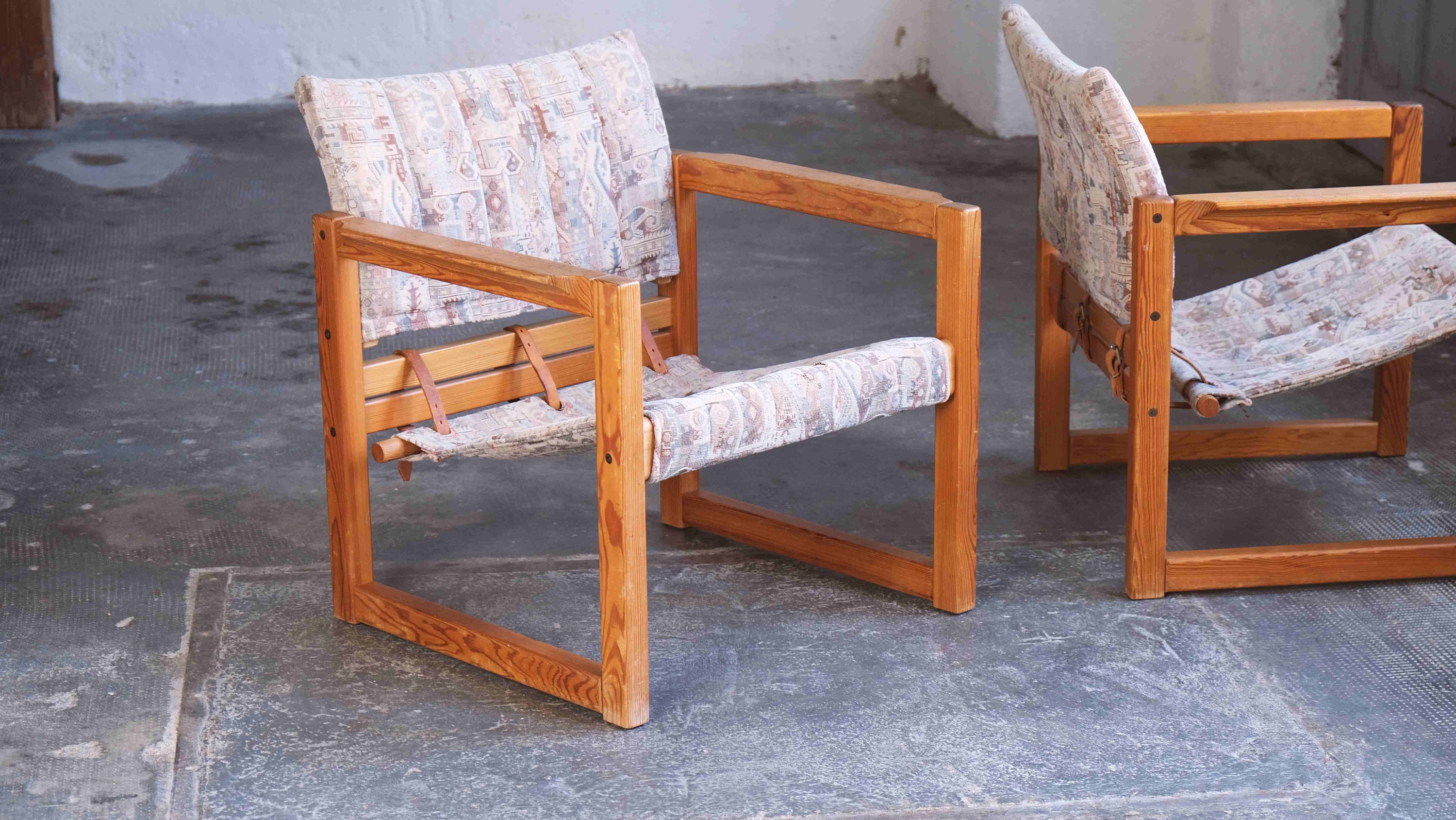 Two Safari Mid century Chairs by Karin Mobring for Ikea in Danish Design Etsy