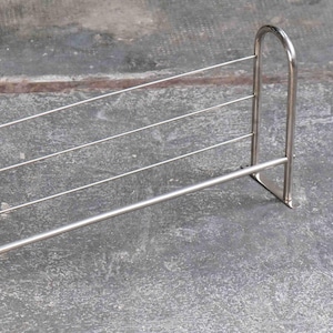 Bauhaus wall coat rack with hat shelf #0014