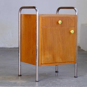Bauhaus bedside table with drawer
