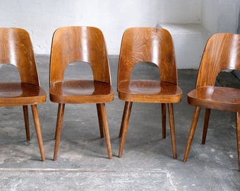 1 von 4 Mid Century Stühlen von Oswald Haerdtl