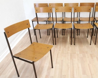 SET OF 4 Sultana Dining Stackable Armchairs by Arrben / Italy