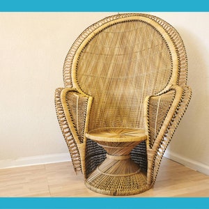 Queen cheap wicker chair