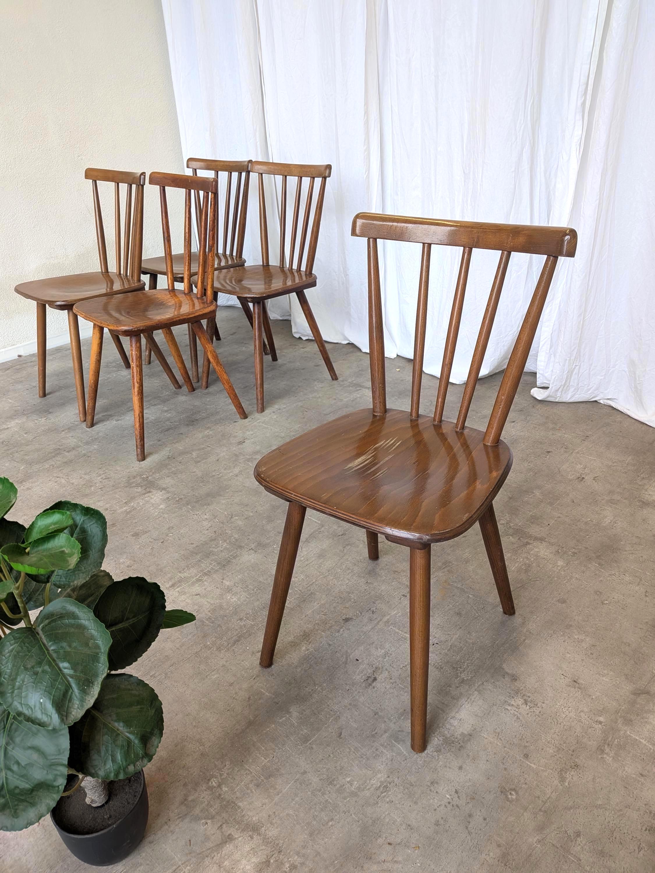 70's 木製ヴィンテージチェア レトロ モダン Wood Chairs 70s - Etsy