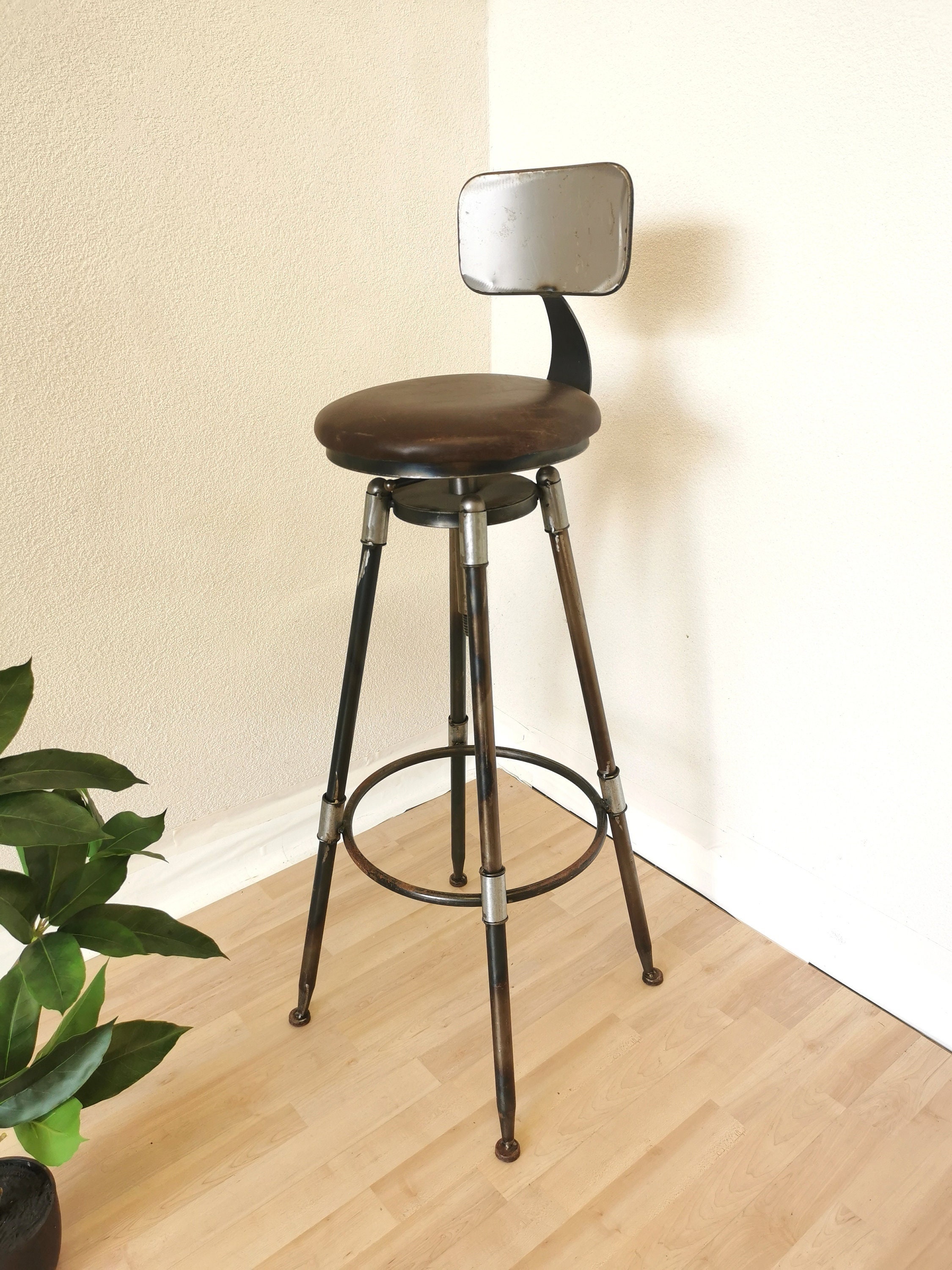 70's CHAIR Stool / Metal Frameスツール【VINTAGE CHAIR】/HICK