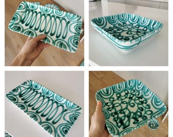 Vintage Gmundner Keramik Set: Green Flamed Austrian Pottery - Etsy