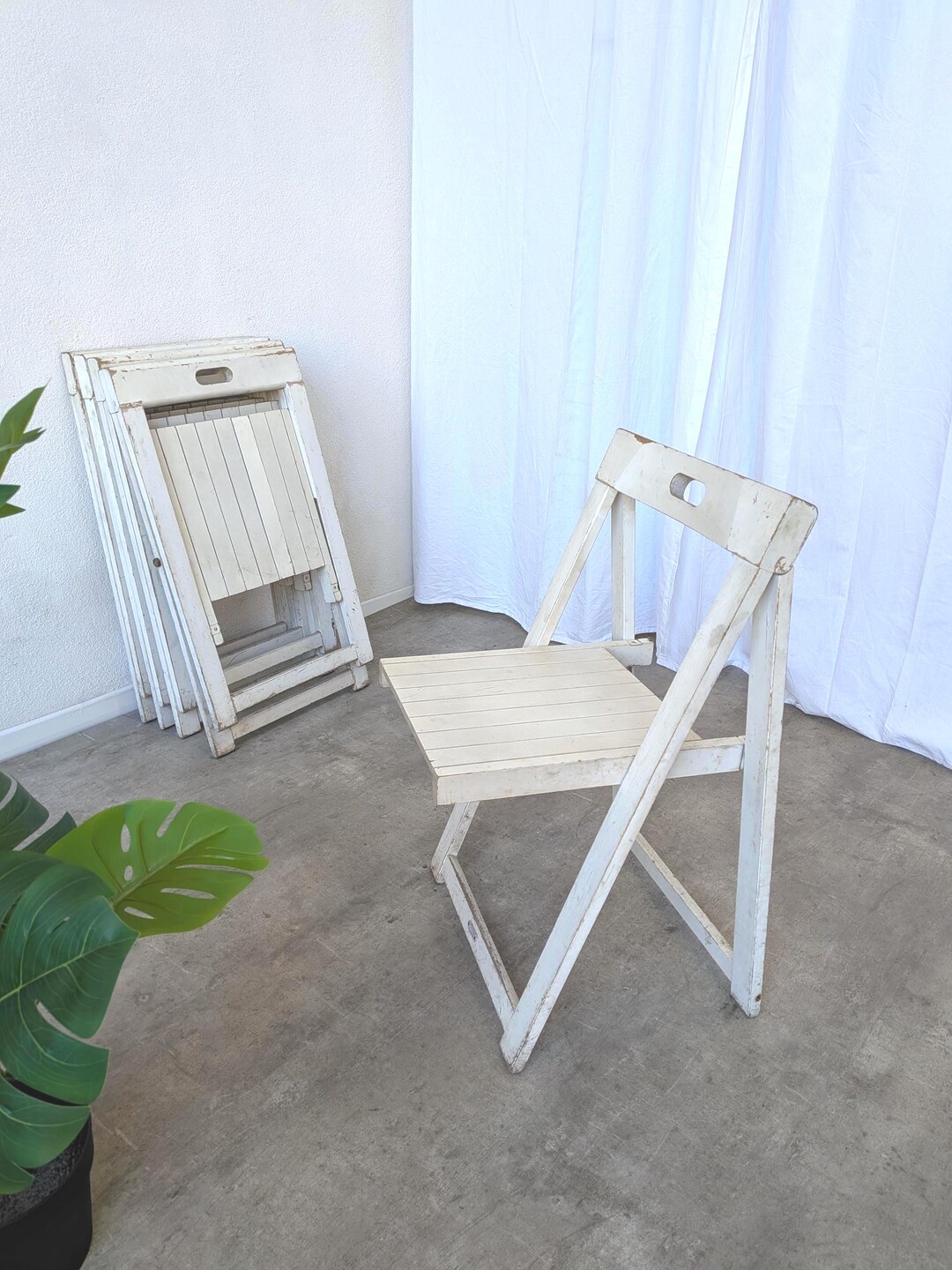 Vintage TRIESTE Foldable Chair by Aldo Jacober, 1970s Mid-century