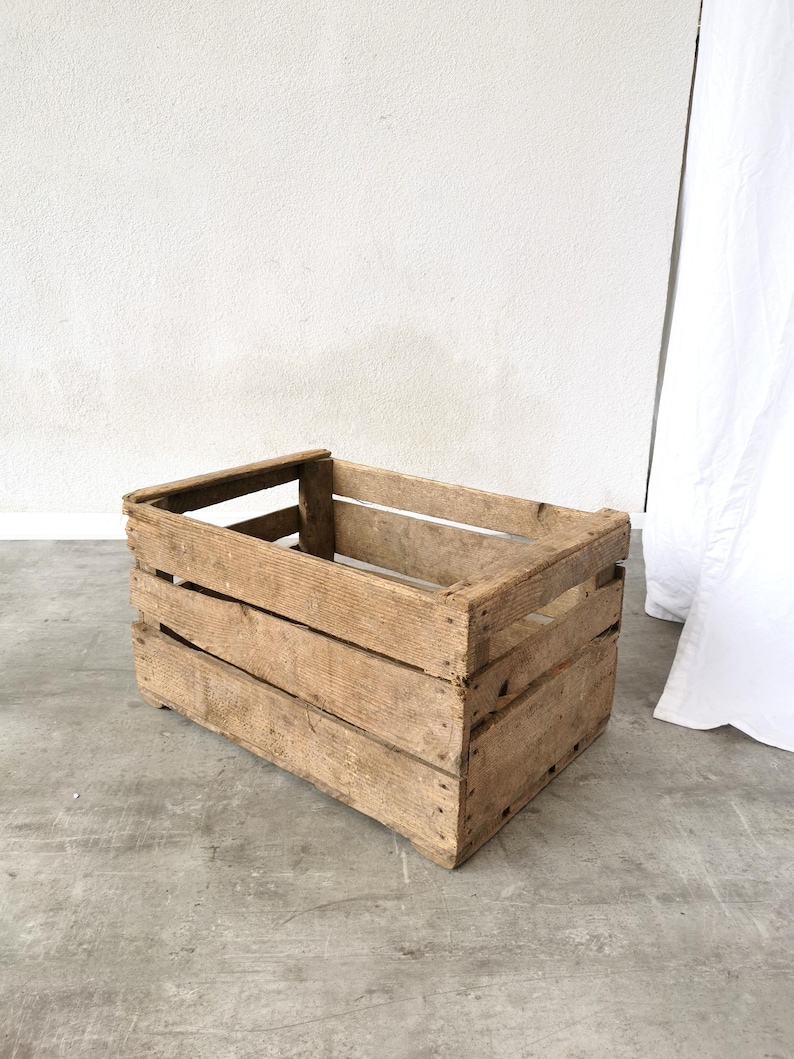 Rustic Fruit Box Vintage Wooden Fruit Box: Rustic Farmhouse Home Decor - Etsy