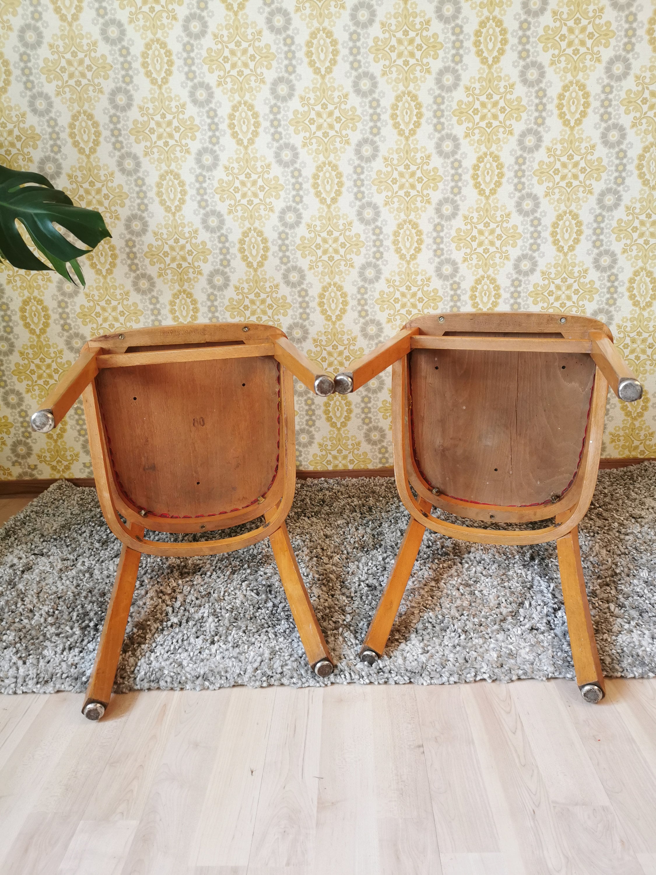 1 of 2 Vintage Wooden Chairs Made in Yugoslavia 1960s by STOL Etsy