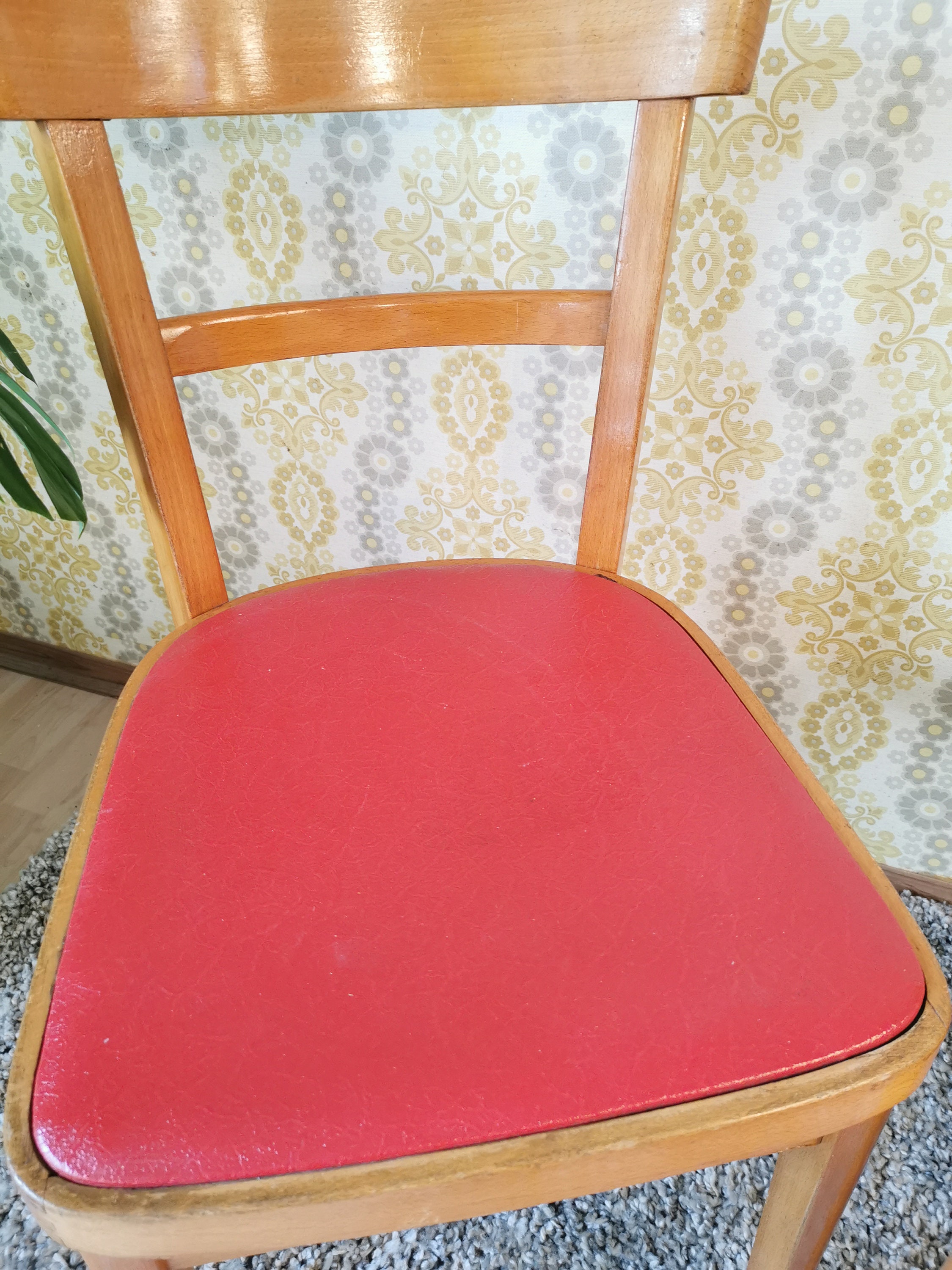 1 of 2 Vintage Wooden Chairs Made in Yugoslavia 1960s by STOL Etsy