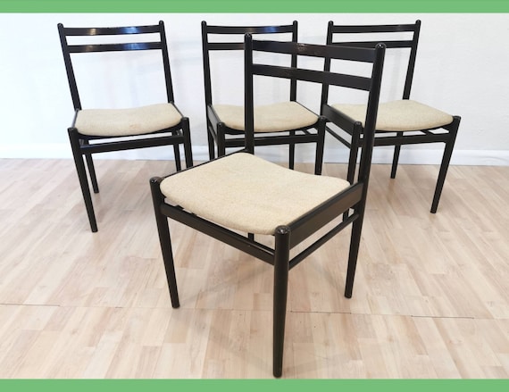 1 of 5 Dining Retro Chairs Wooden Chair by Stol Kamnik Made in