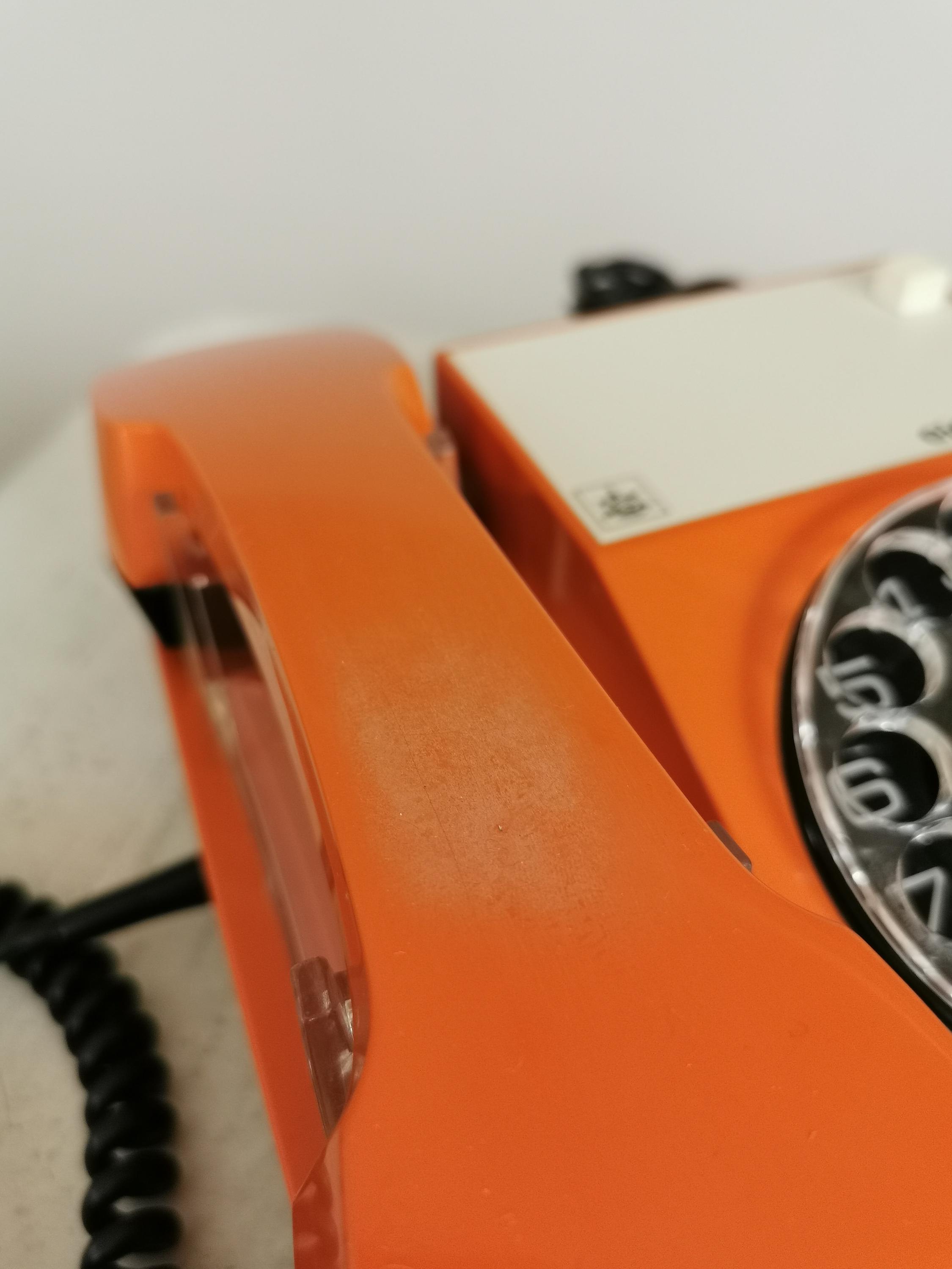 Vintage Orange ISKRA Rotary Phone: Yugoslavia Mid-century Decor - Etsy