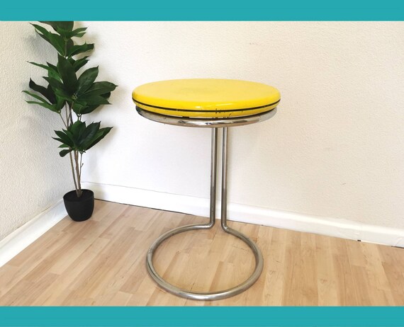 ヴィンテージ ガラス クロム センターテーブル スペースエイジ