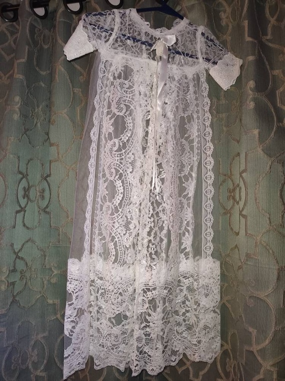 White Jordan Christening Gown main image 0