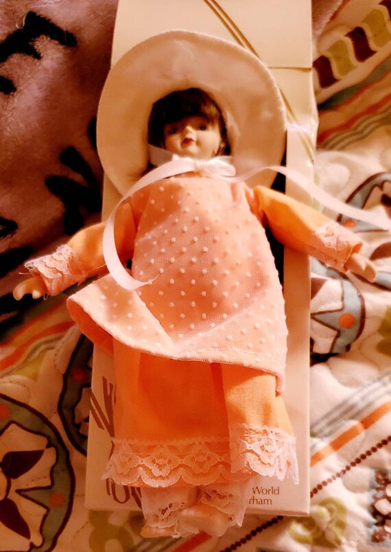 vintage silk china doll Gem