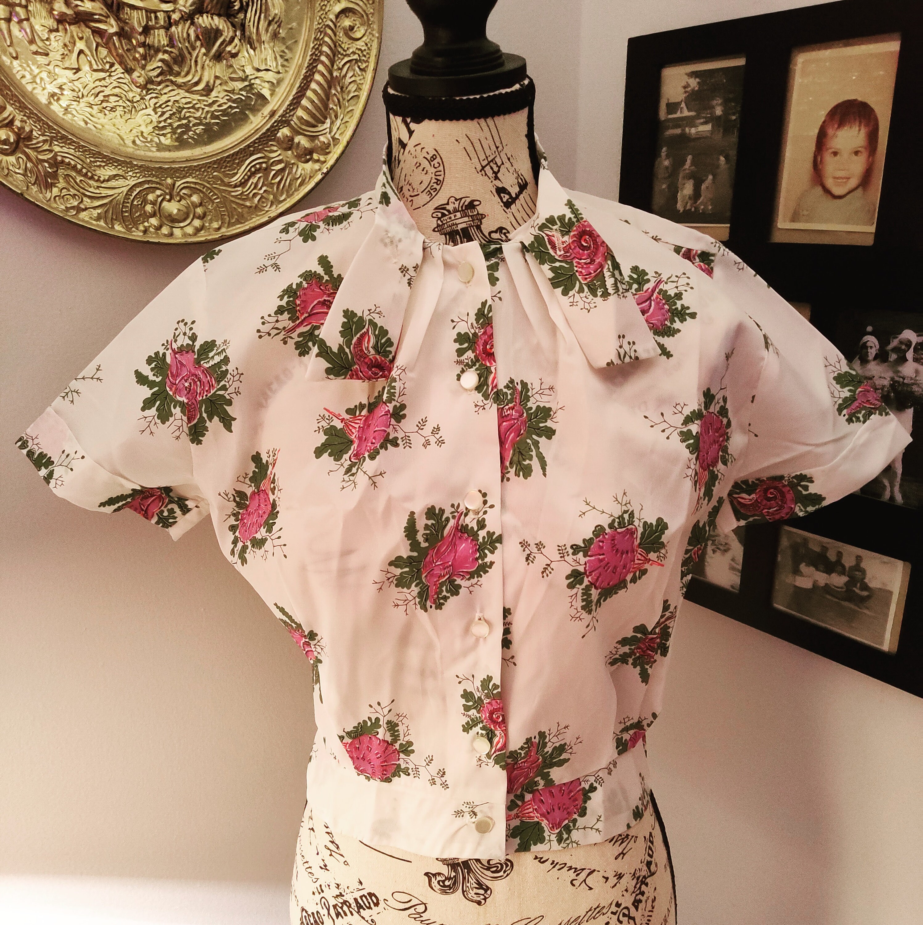限定セールをすべて Deadstock 1960 Blouses Etsy - トップス