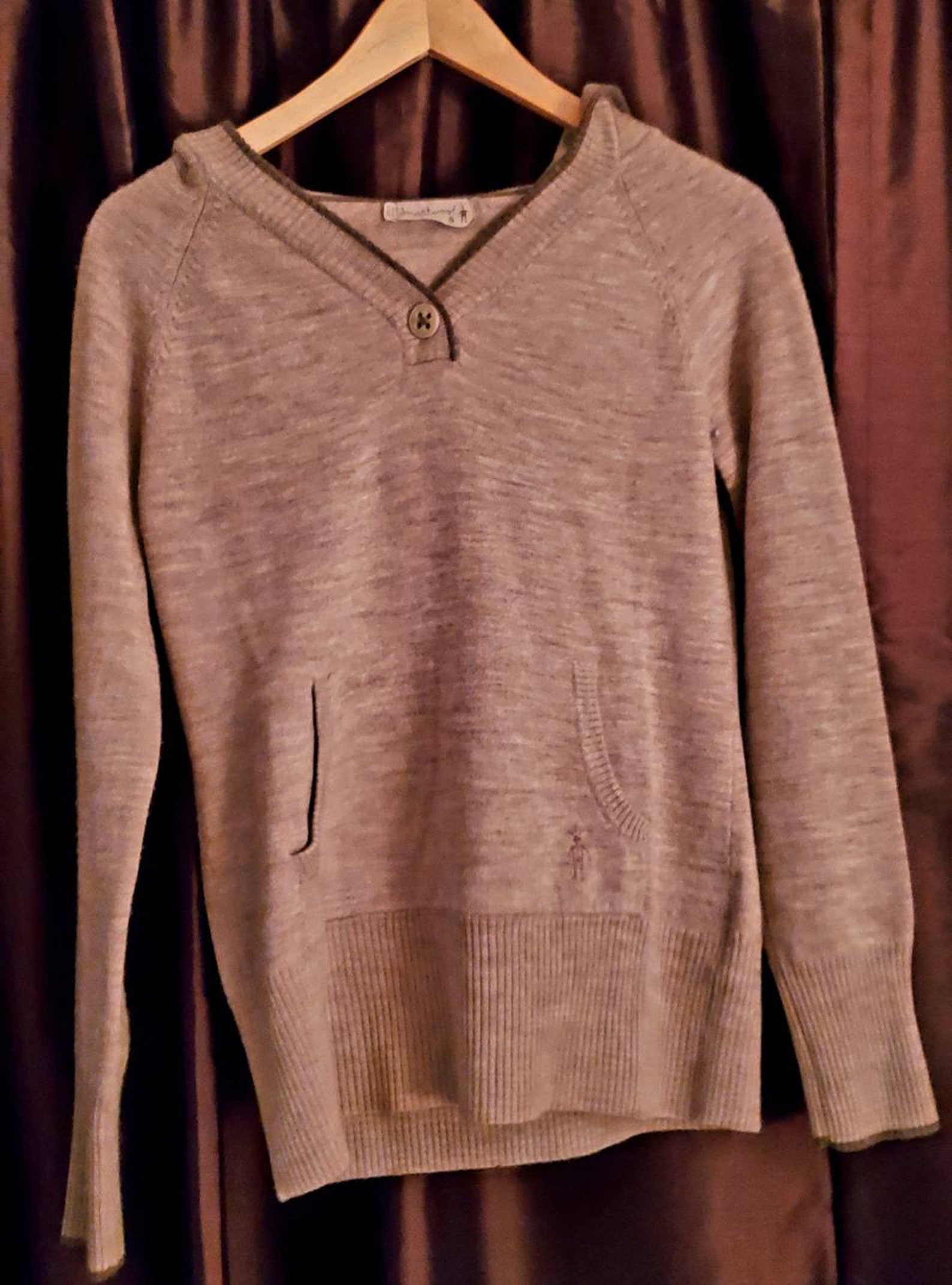 New Zealand Merino Wool Vintage Hoody Sweater.ladies High Etsy UK